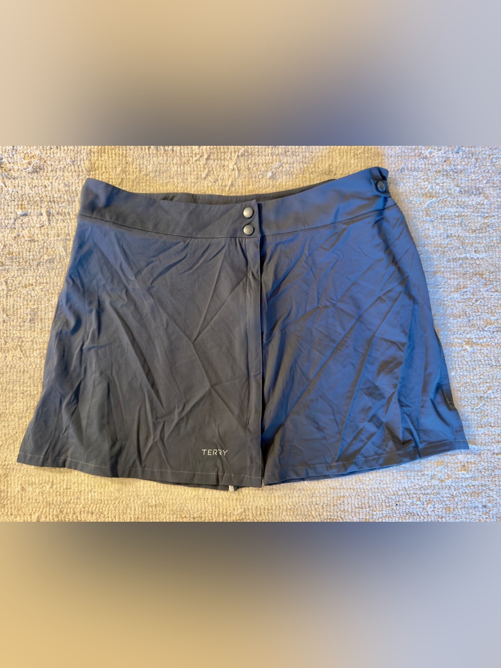 Size XL Ebony Terry Wrapper Bike Skirt